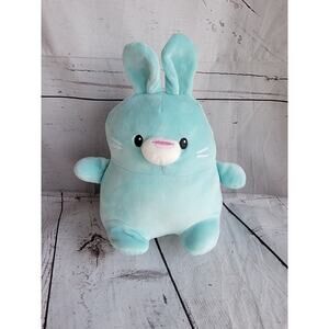 Animal Adventure Bunny Rabbit Plush Stuffed Animal Pastel Light Blue Squishy